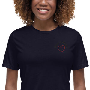 Women’s Relaxed T-Shirt “Beat’n Heart”